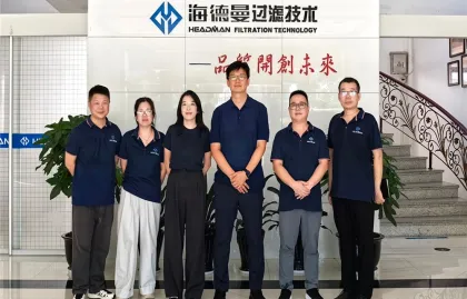 Η σύγχρονη ομάδα Jiangsu επισκέπτεται τον επικεφαλής μηχανημάτων μηχανικής φιλτραρίσματος για νέο κεφάλαιο σε συνεργασία